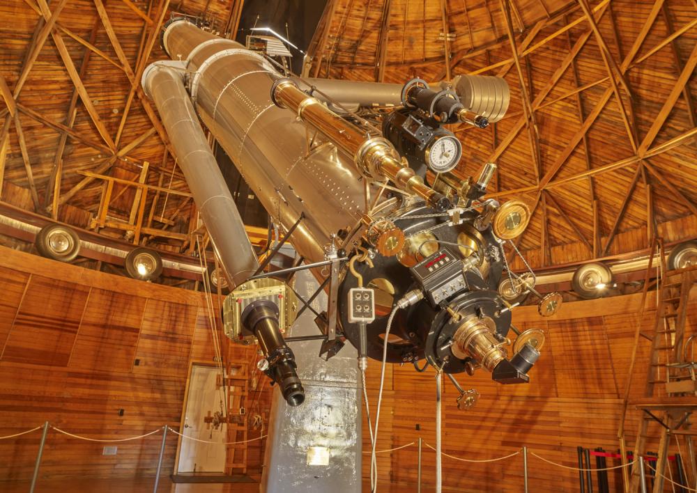 Clark telescope (1896), (Lowell Archives)